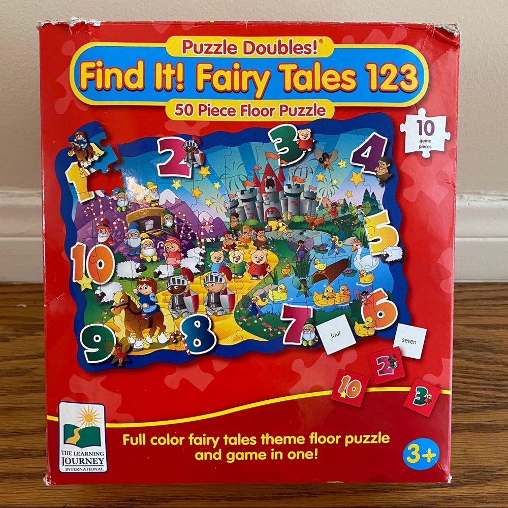 The Learning Journey International Puzzle Doubles! Find it! Fairy Tales 123